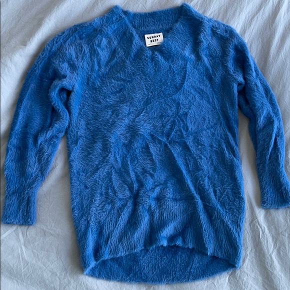 Aritzia Sunday Best Blue Sweater - Picture 1 of 2